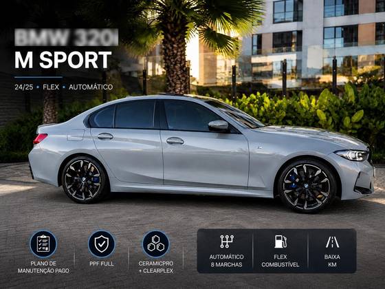 BMW 320i 2.0 16V TURBO FLEX M SPORT AUTOMÁTICO BMW 320i 2.0 16V TURBO FLEX M SPORT AUTOMÁTICO